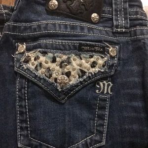 Cowprint Miss Me Jeans